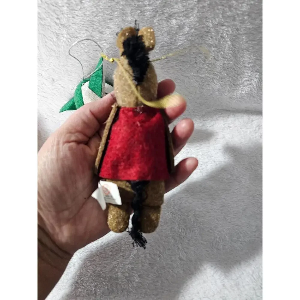 (3 pc) New Target Ornament Plush Horse Succulent Cactus Reindeer Different Sizes